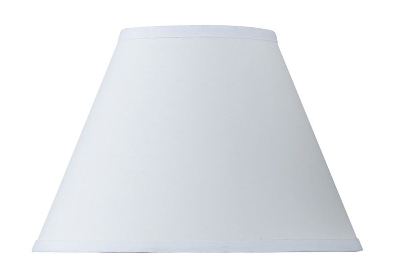 Empire - Round Hardback Fabric Shade - White