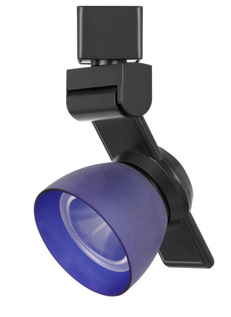 6" Height Metal Track Head - Dark Bronze & Blue Frosty