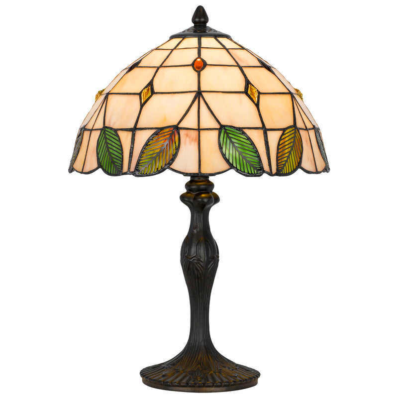 Willow - 19.25" Height Resintable Lamp - Dark Bronze / Light Brown