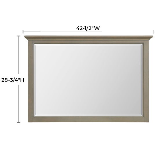 McKenzie - Beveled Mirror - Fieldstone