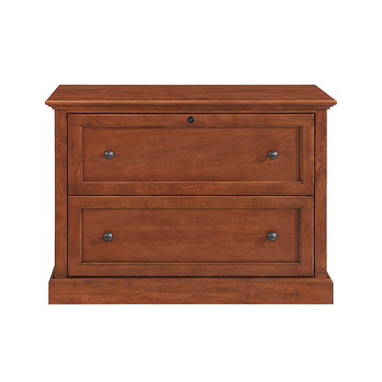 McKenzie - Lateral File Cabinet - Glazed Antique Cherry