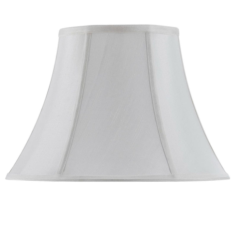 Basic Bell - 10" Height Fabric Shade - White