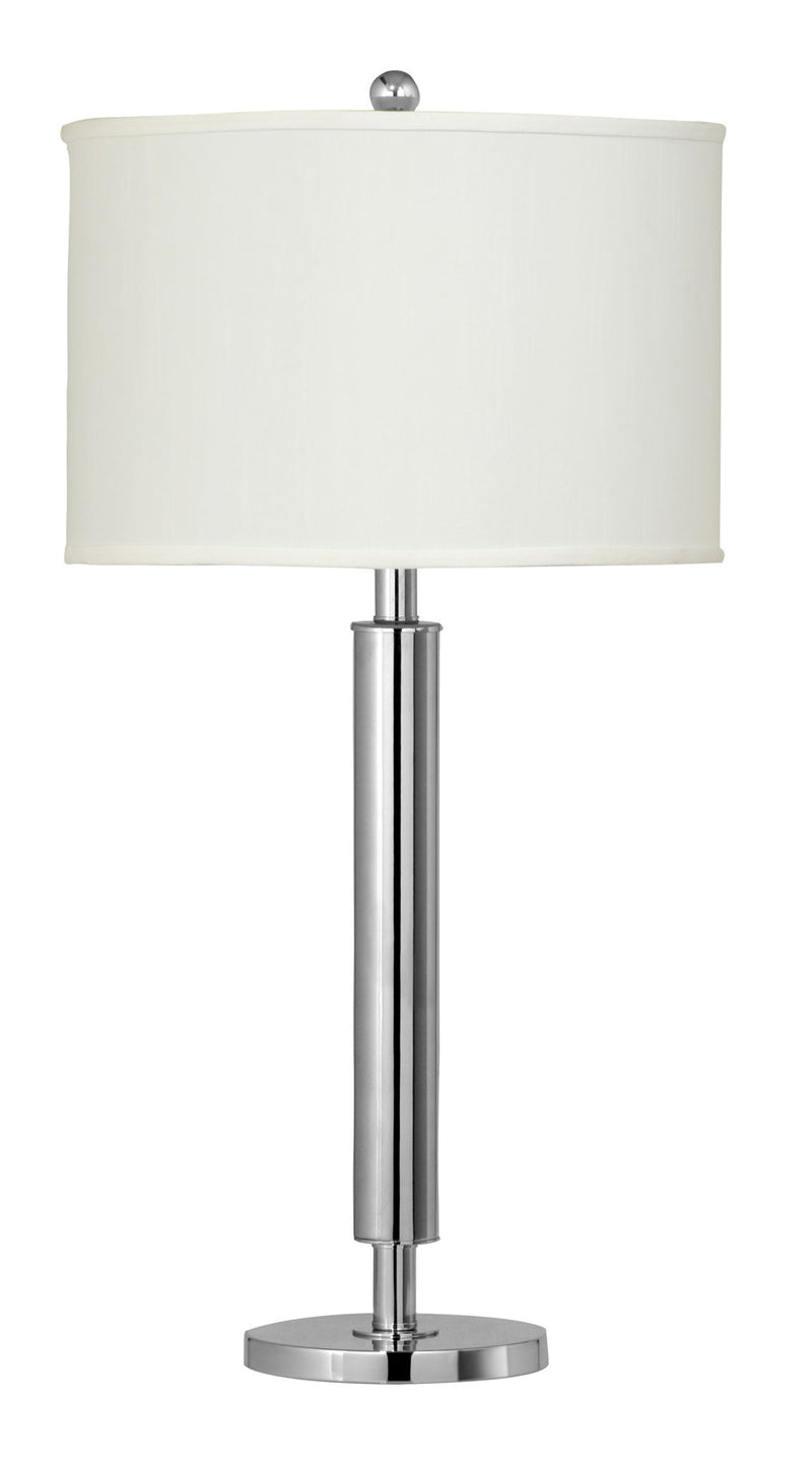 Hotel - 30" Height Metal Table Lamp - Chrome