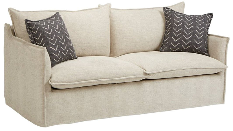 Sofa Four Seasons Landon 76 Inch Slipcovered 2-Seat Customizable Sofa