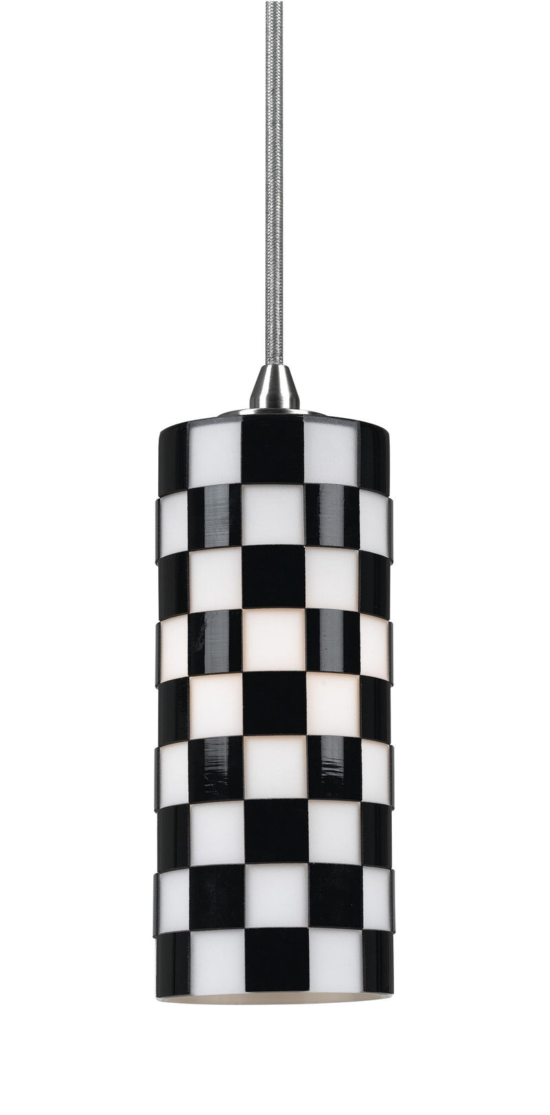 7.9" Height Metal Pendant - Rust