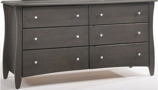 Dresser Night & Day Clove 6 Drawer Stonewash Wood Bedroom Dresser by Night & Day Furniture