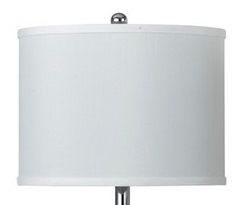 Wall Lamp - Chrome & White