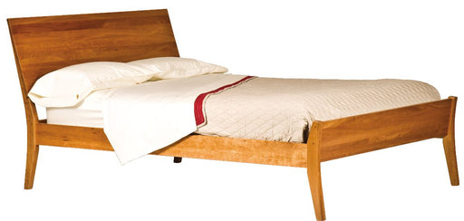 Slatted Bed Woodforms Monarch Solid Cherry Queen Platform Bed With Slatted Base