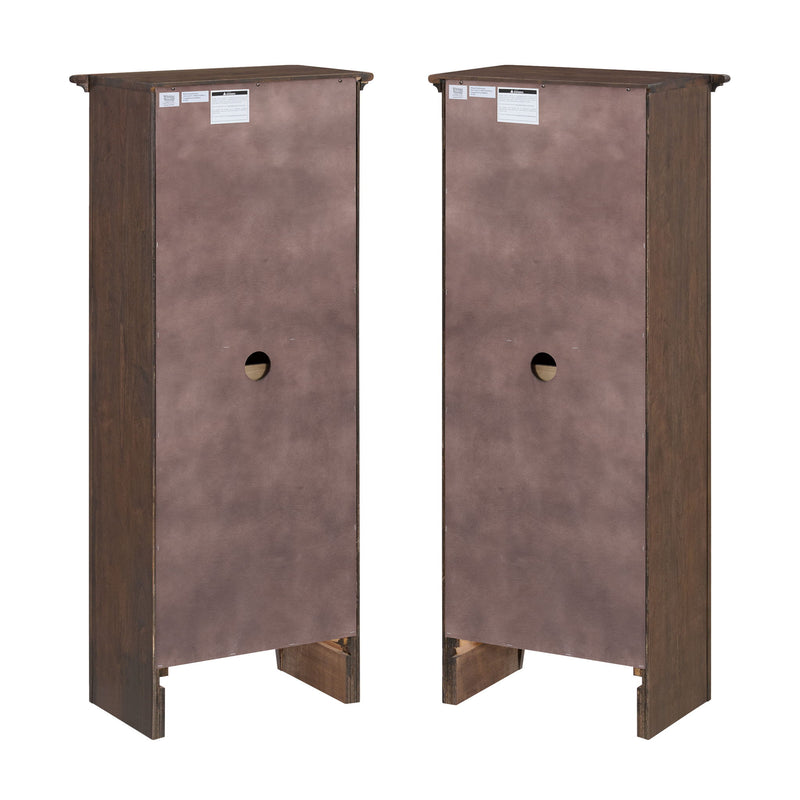 McKenzie - Bookcase Piers (Set of 2) - Java