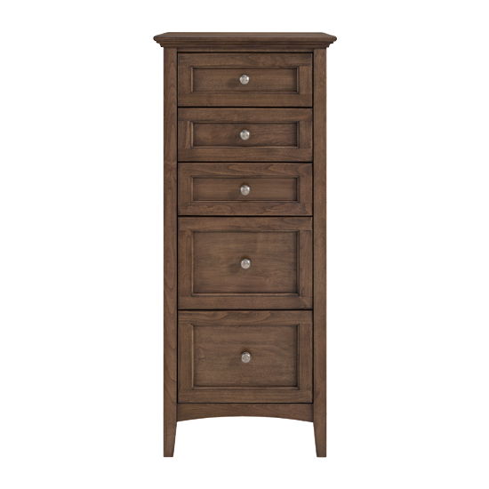 McKenzie - 5-Drawer Lingerie Chest - Java