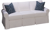 Sofa Four Seasons Alexandria Traditional Slipcovered Sofa With High Resiliency Foam Cushions