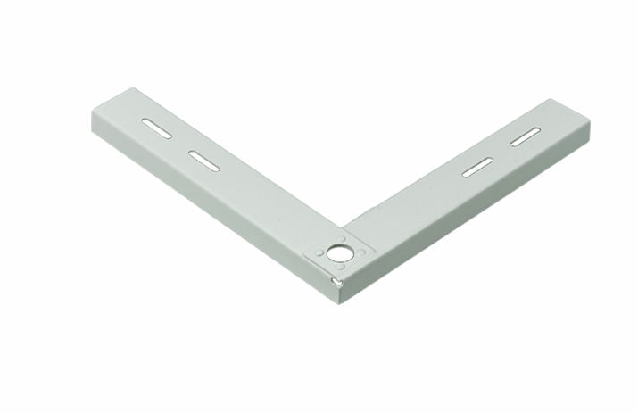 0.8" Height L Track Holder - White