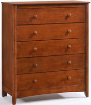 Chest Night & Day Furniture Secrets 5-Drawer Cherry Wood Storage Chest