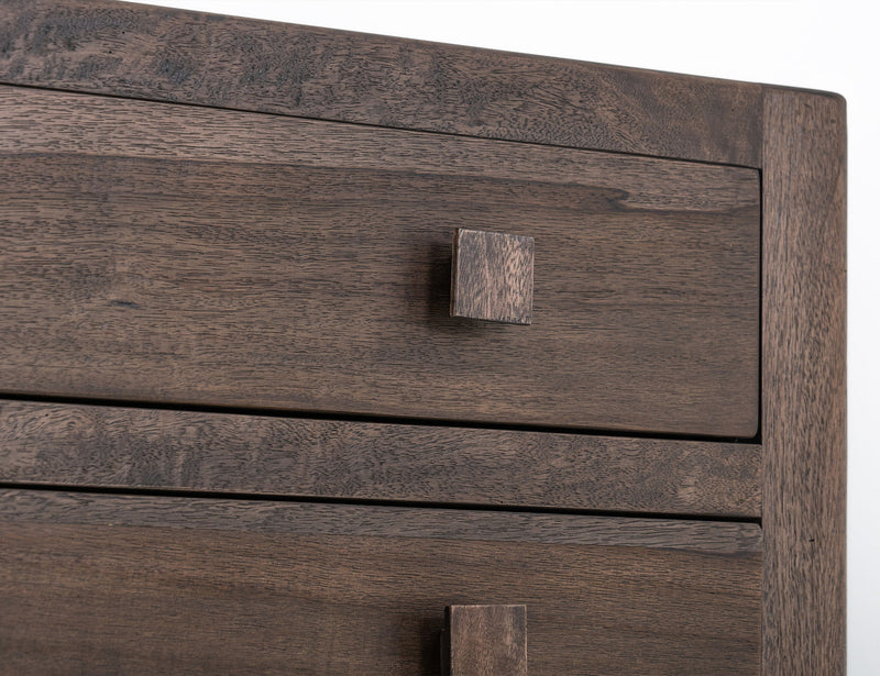Atenas - Console With 4 Drawer And 2 Doors - Dark Brown