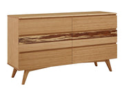 Greenington Azara Six Drawer Dresser in Caramelized bamboo
