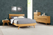 Greenington Azara Nightstand Caramelized detail view