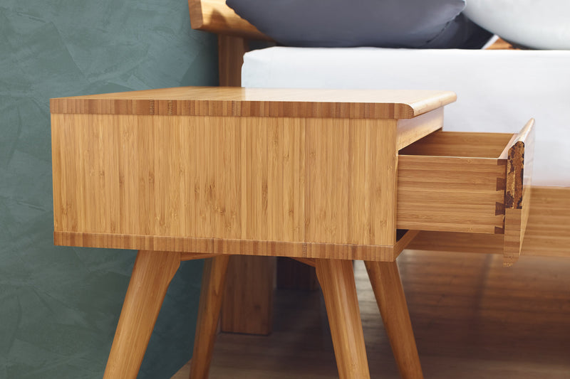 Greenington Azara Nightstand Caramelized lifestyle view