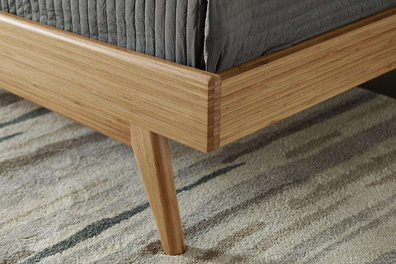 Greenington Azara Platform Bed Caramelized construction detail