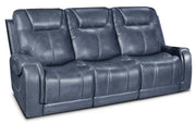Reclining Loveseats Leather Triple Reclining Power Sofa By Warehouse M