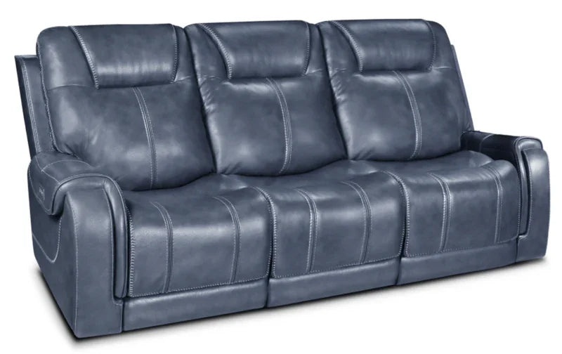Reclining Loveseats Leather Triple Reclining Power Sofa By Warehouse M