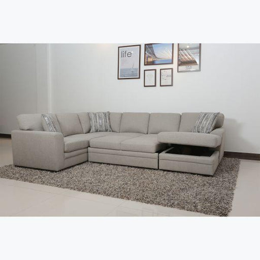 Reclining Sectionals Pop Up 3Piece Sectional With Storage Warehouse M