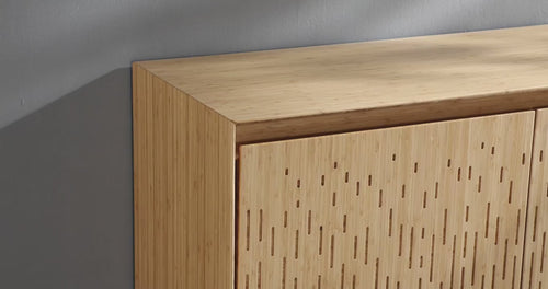 Greenington Hanna Console in Wheat Finish Solid Bamboo Sideboard