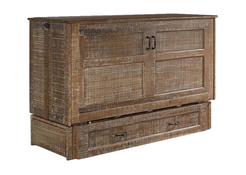 Night & Day Poppy Queen Murphy Cabinet Bed with Mattress
